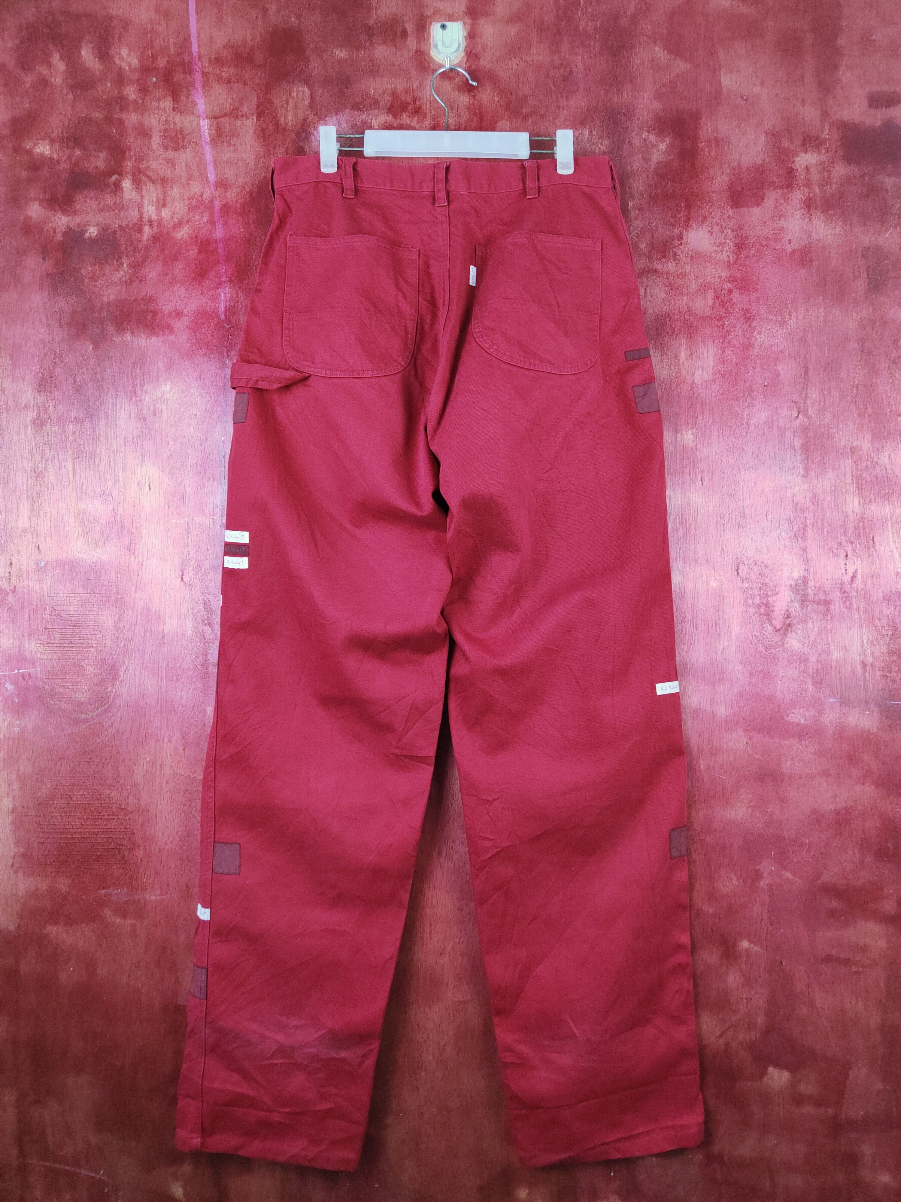 Japanese Brand Karl Helmut Red Multipocket Soft Denim #S1323 Size US 34 / EU 50 - 9 Thumbnail