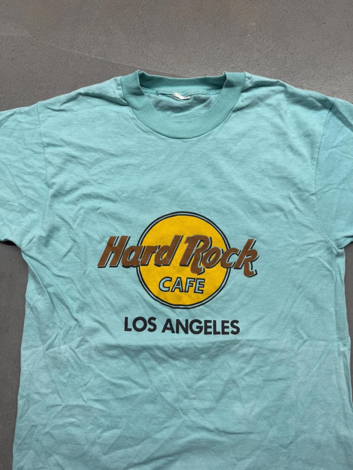 Hard Rock Cafe 1980s Faded Hard Rock Cafe Los Angeles Single Stitch T-Shirt Size US S / EU 44-46 / 1 - 6 Thumbnail