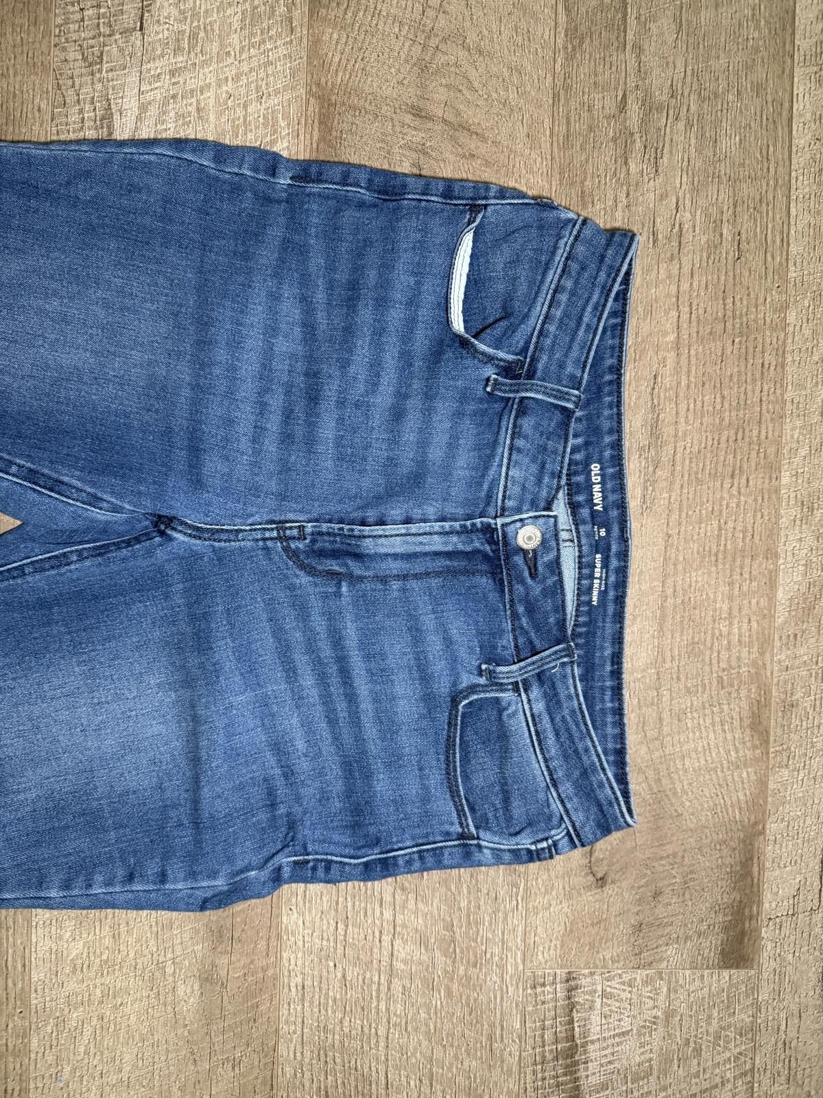 Old Navy Old Navy High-Waisted Wow Super-Skinny Jeans, Dark Wash Size 32" / US 10 / IT 46 - 3 Thumbnail