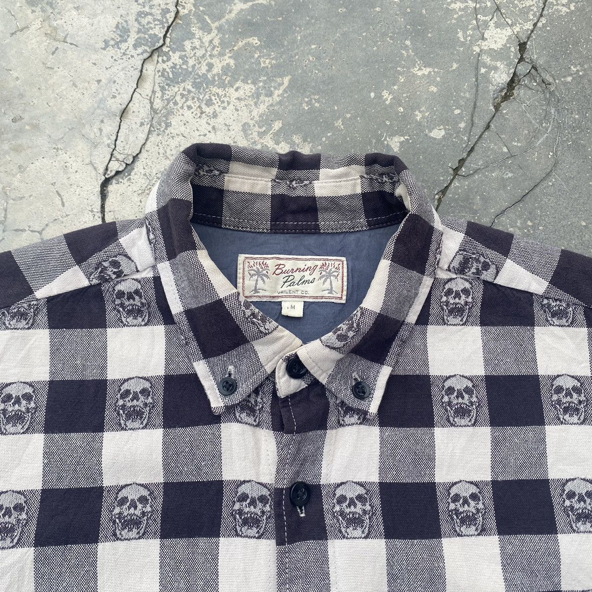 Other 🔥BURNING PALMS🔥 Skull knitted flannel Size US M / EU 48-50 / 2 - 1 Thumbnail