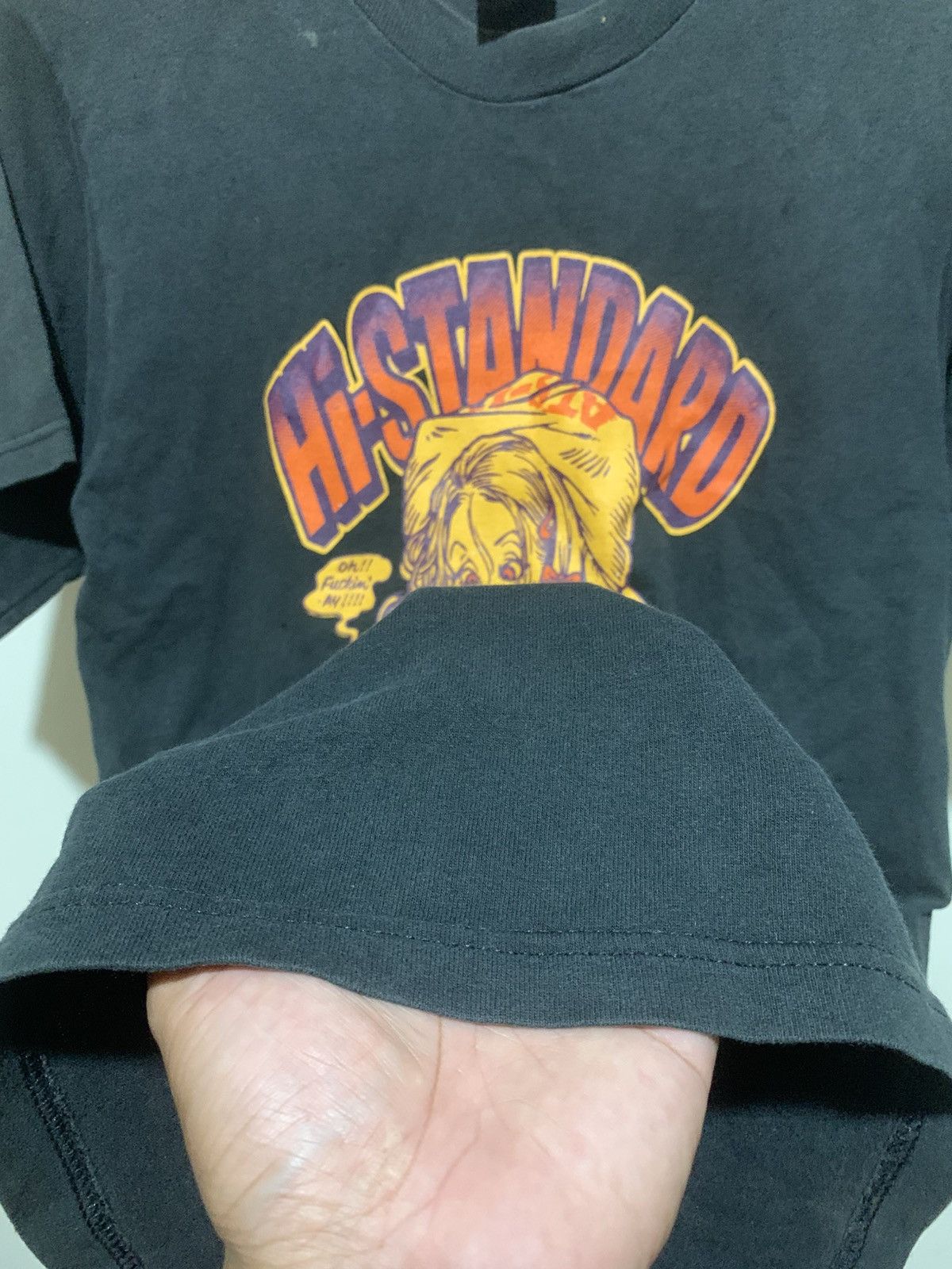 Band Tees Vintage 90s Hi-Standard Art By Rockin Jelly Bean Band Tee Size US S / EU 44-46 / 1 - 4 Thumbnail