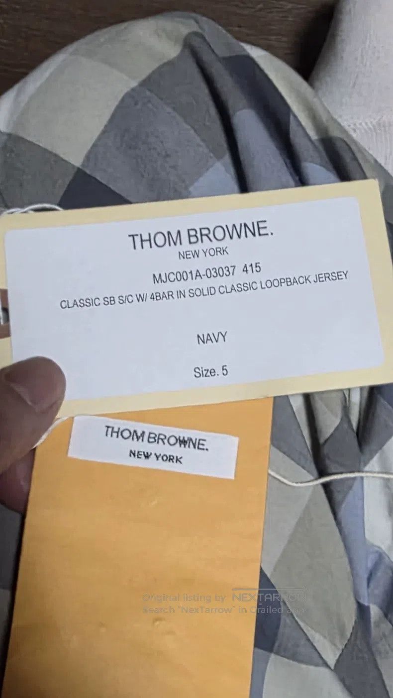 Thom Browne Thom Browne Classic Four Stripe Suit Jacket - Navy Size US XXL / EU 58 / 5 - 7 Thumbnail