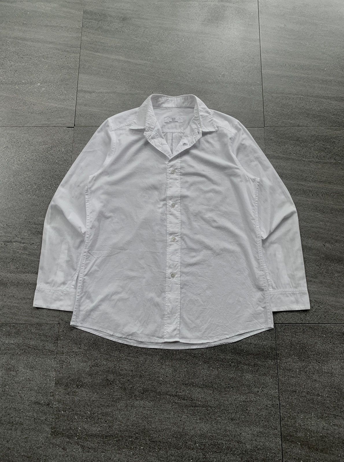 Yohji Yamamoto FREE TAX! Ys Basic White Ls Shirt Size US S / EU 44-46 / 1 - 2 Thumbnail