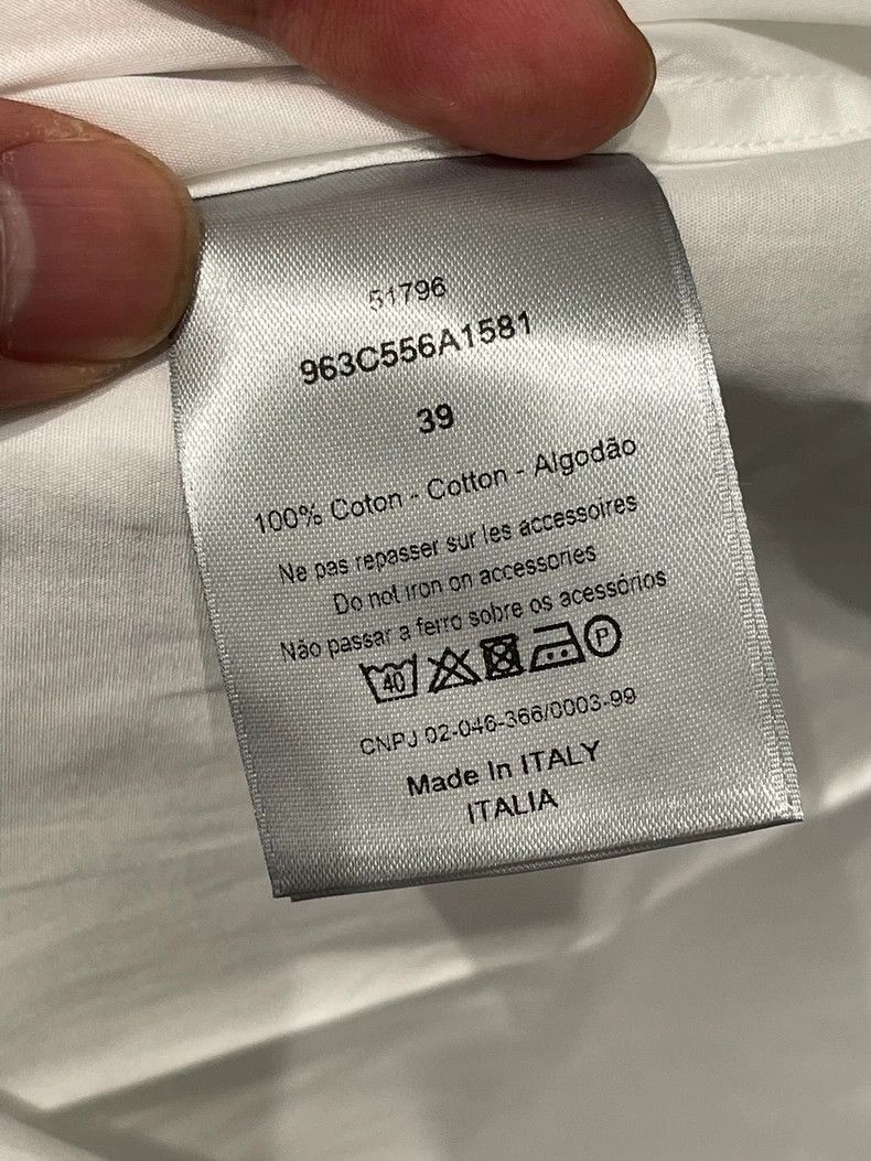 Dior Dior Size 39 Neck metal bee decoration shirt 2501-Nextarrow Size US XXS / EU 40 - 4 Thumbnail