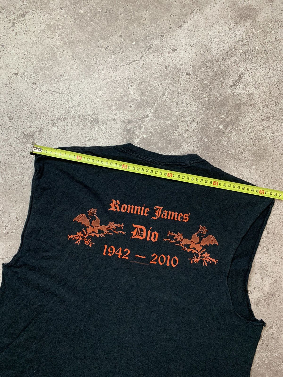 Band Tees Vintage 2012 Dio Ronnie James Dio RIP Tee (Pink Floyd ACDC) Size US XL / EU 56 / 4 - 5 Thumbnail