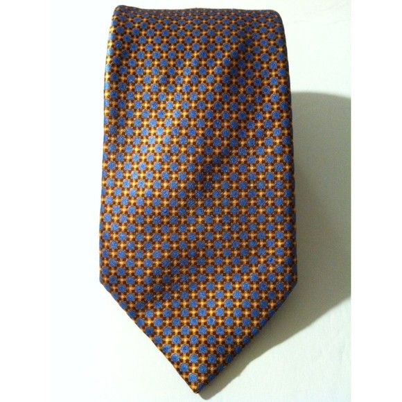 Ermenegildo Zegna ERMENEGILDO ZEGNA MENS NEW 100%SILK NECK TIE WIDTH: 3 3/8" Size ONE SIZE - 3 Thumbnail