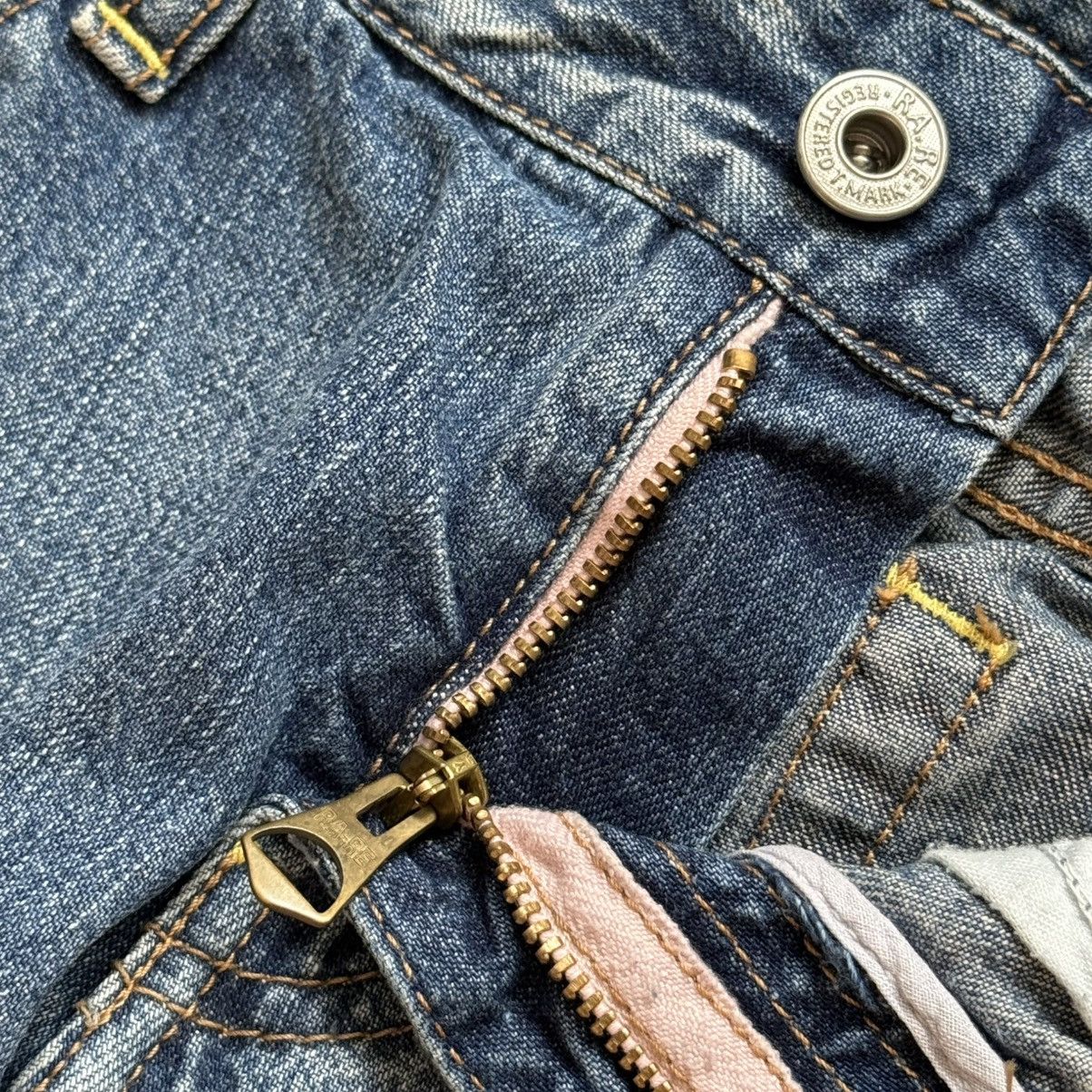 If Six Was Nine 📌 Vintage Ra.Re Y2K Ed Hardy style Bootcut Low Rise Jeans Size 28" / US 6 / IT 42 - 16 Thumbnail