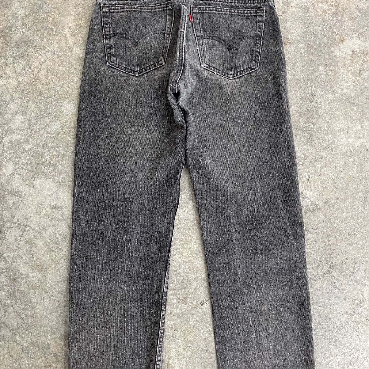 Levi's Vintage 90’s Levis 505 Faded Black Straight Leg Denim Size US 32 / EU 48 - 13 Thumbnail
