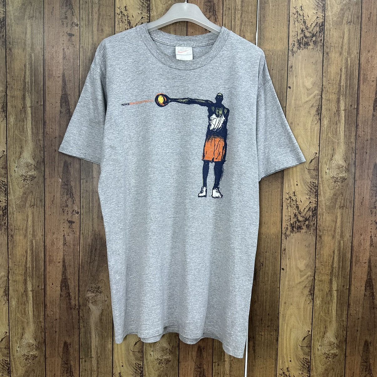 Nike Vintage Nike Basketball Tshirt A760 Size US M / EU 48-50 / 2 - 1 Thumbnail