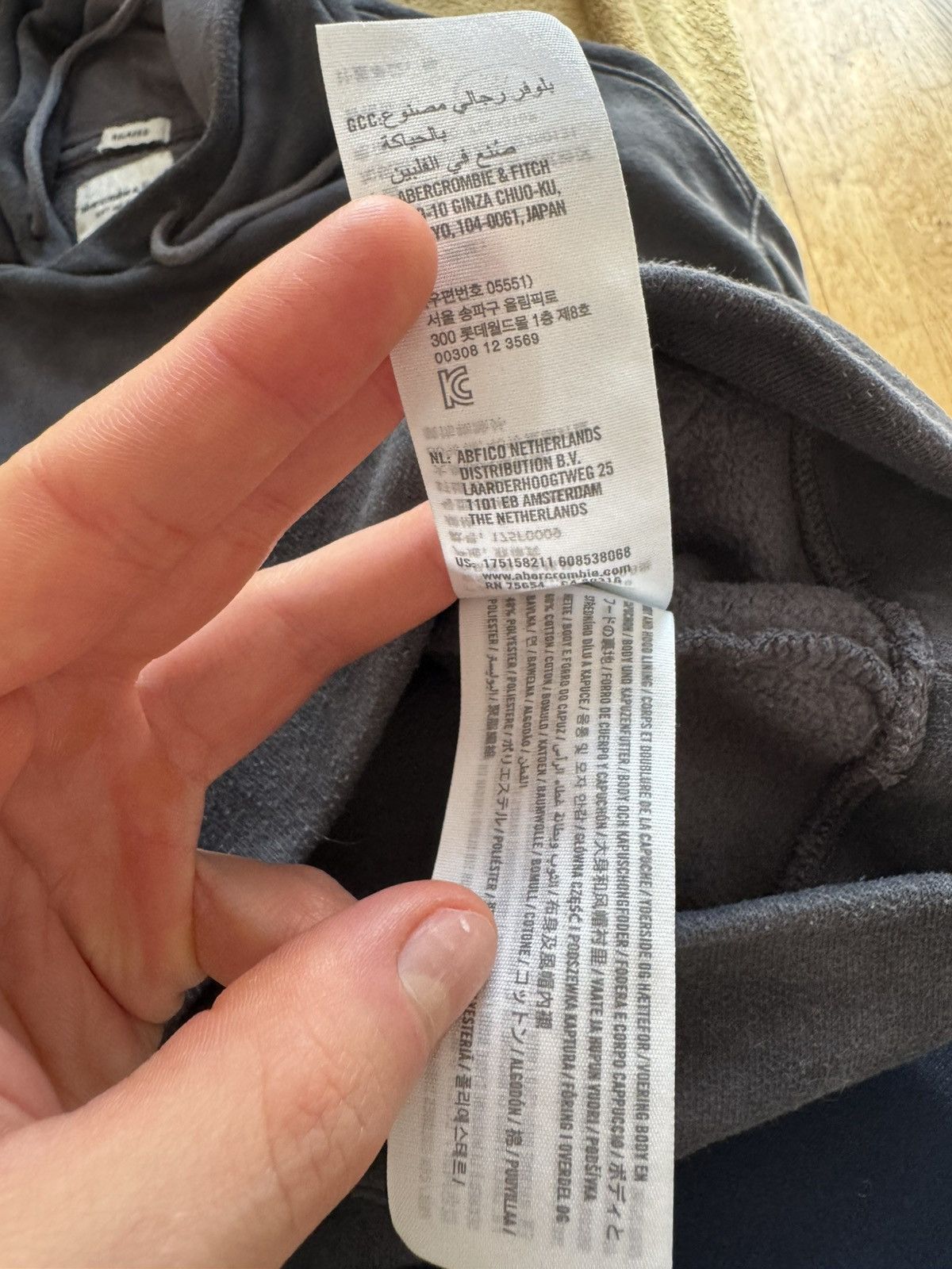 Abercrombie & Fitch ABERCROMBIE & FITCH SOFT FLEECE VINTAGE QUALITY HOODIE Size US S / EU 44-46 / 1 - 5 Thumbnail