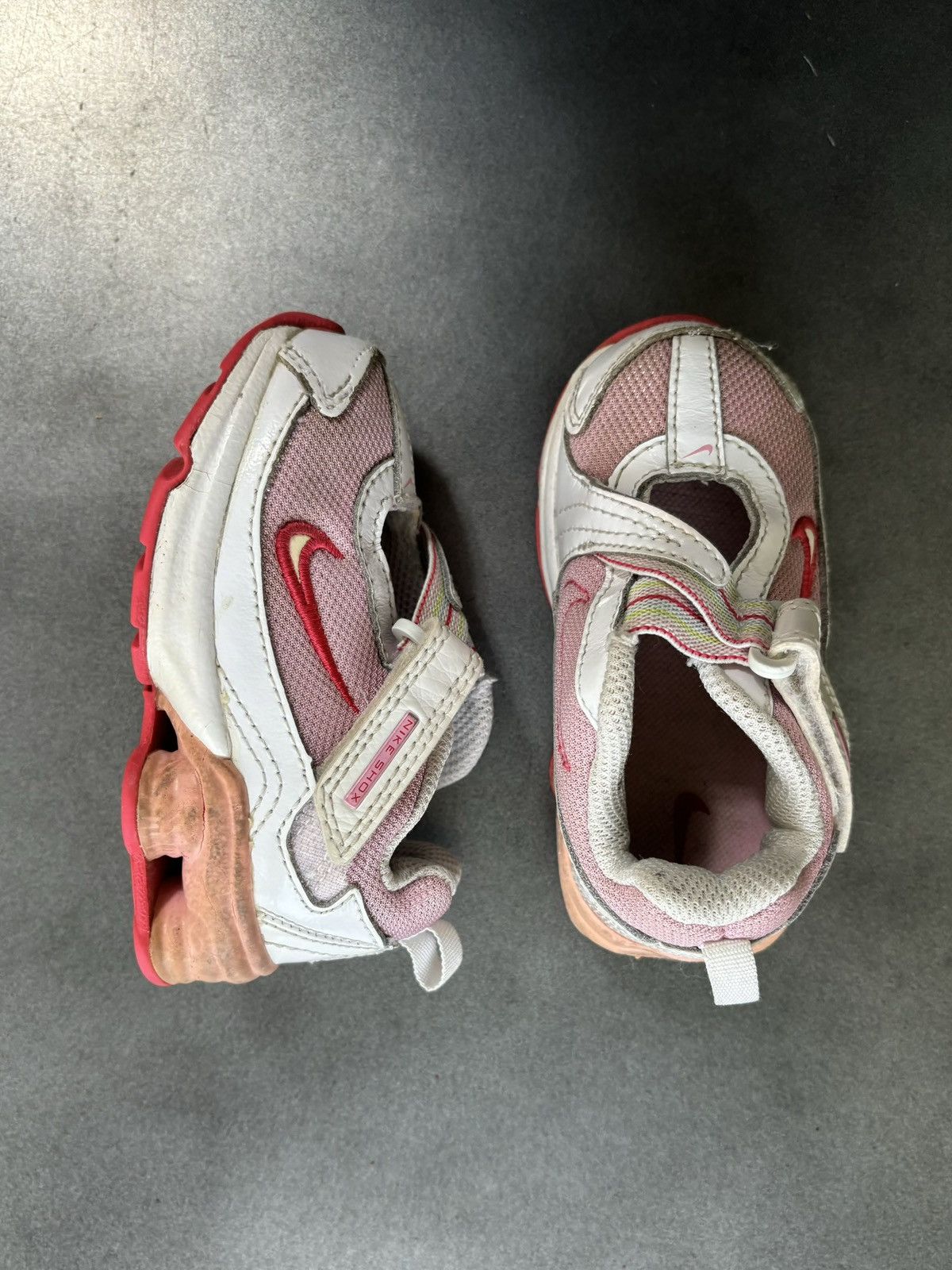 Nike × Vintage 2009 Nike Shox Mary Janes 354946-611 Children Baby Shoes 5C Size US 4 / IT 34 - 3 Thumbnail