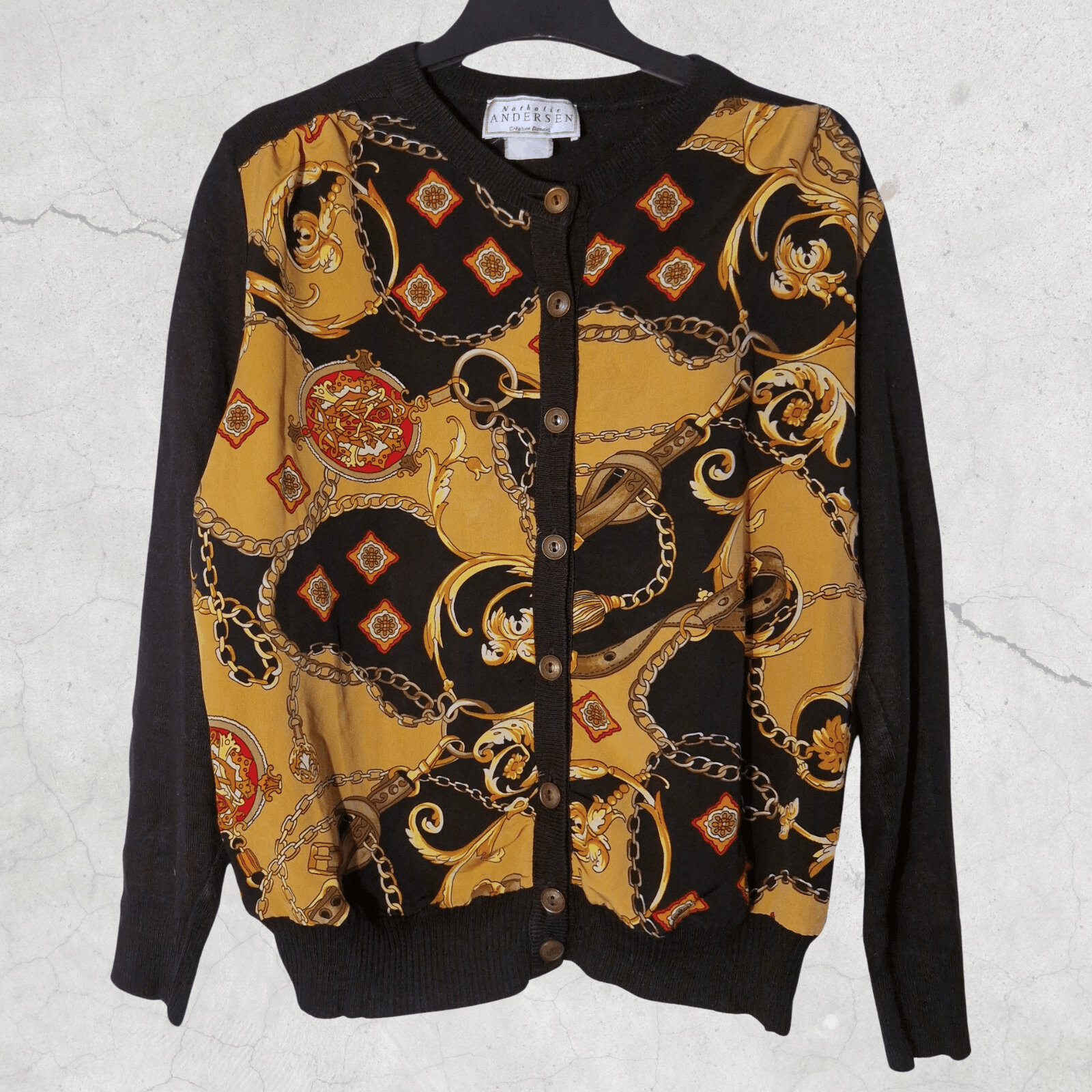 Retrofit × Vintage NATALIE ANDERSEN VINTAGE Long Sleeve Cardigan Size M / US 6-8 / IT 42-44 - 1 Thumbnail