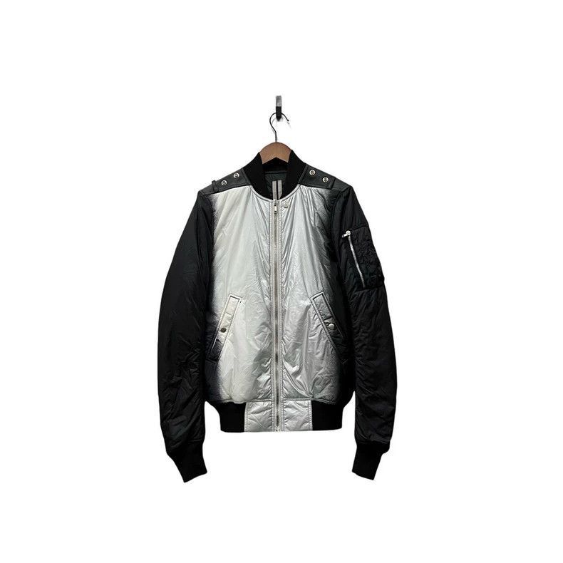 Rick Owens Rick Owens Black and silver split leather zipper jacket-250 Size US M / EU 48-50 / 2 - 1 Thumbnail