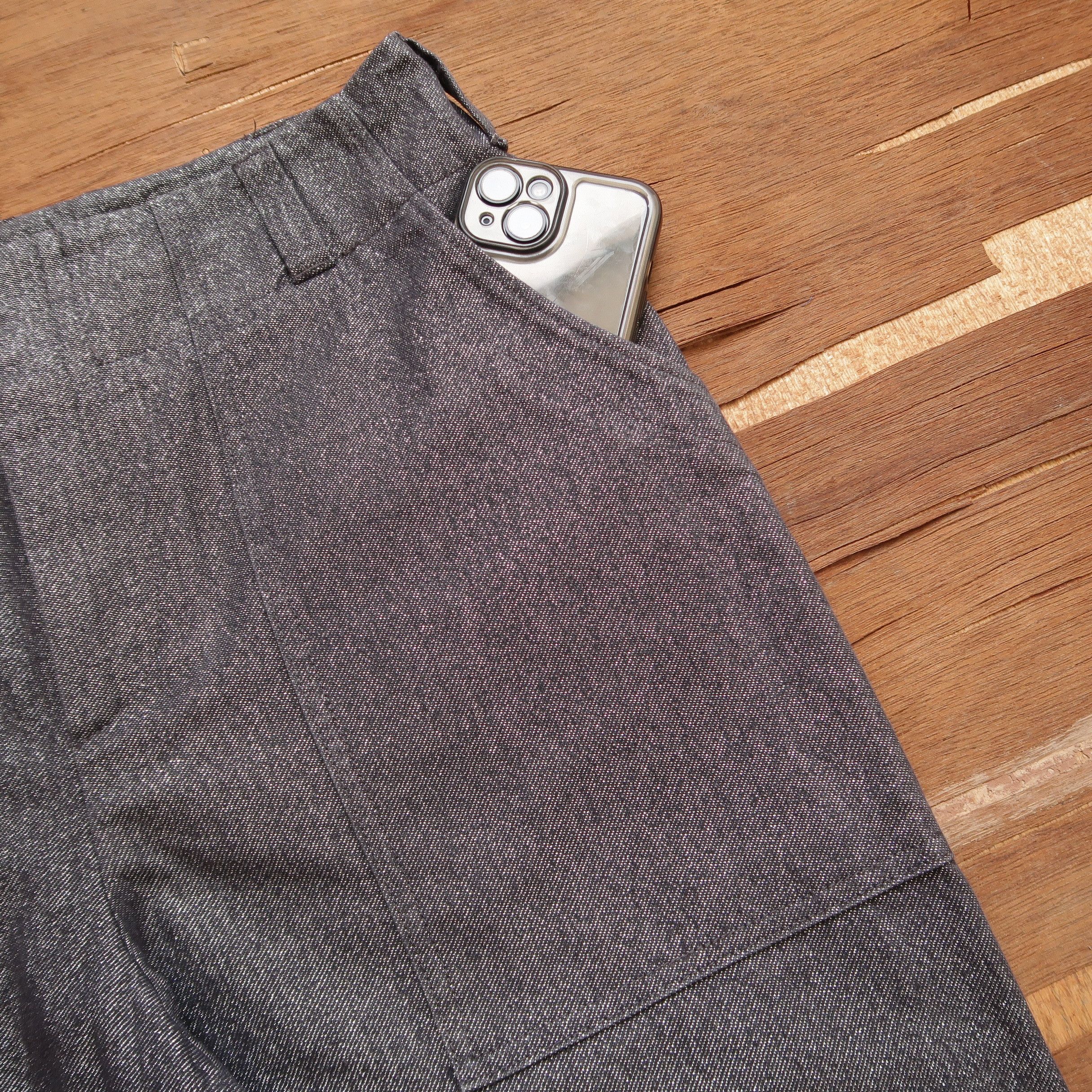 Brunello Cucinelli BRUNELLO CUCINELLI HEATHERED WOOL PANTS FATIGUE OLD MONEY Size US 30 / EU 46 - 14 Thumbnail