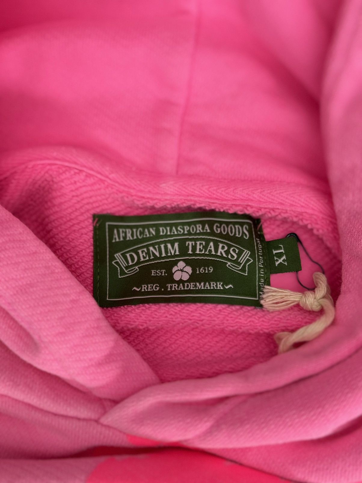 DENIM TEARS Denim Tears Pink 2025 Cotton Wreath Hoodie XL (NEW) Size US XL / EU 56 / 4 - 6 Thumbnail