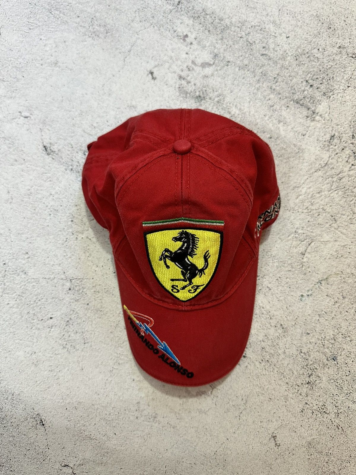 Ferrari Ferrari Cap Fernando Alonso vtg Size ONE SIZE - 8 Thumbnail