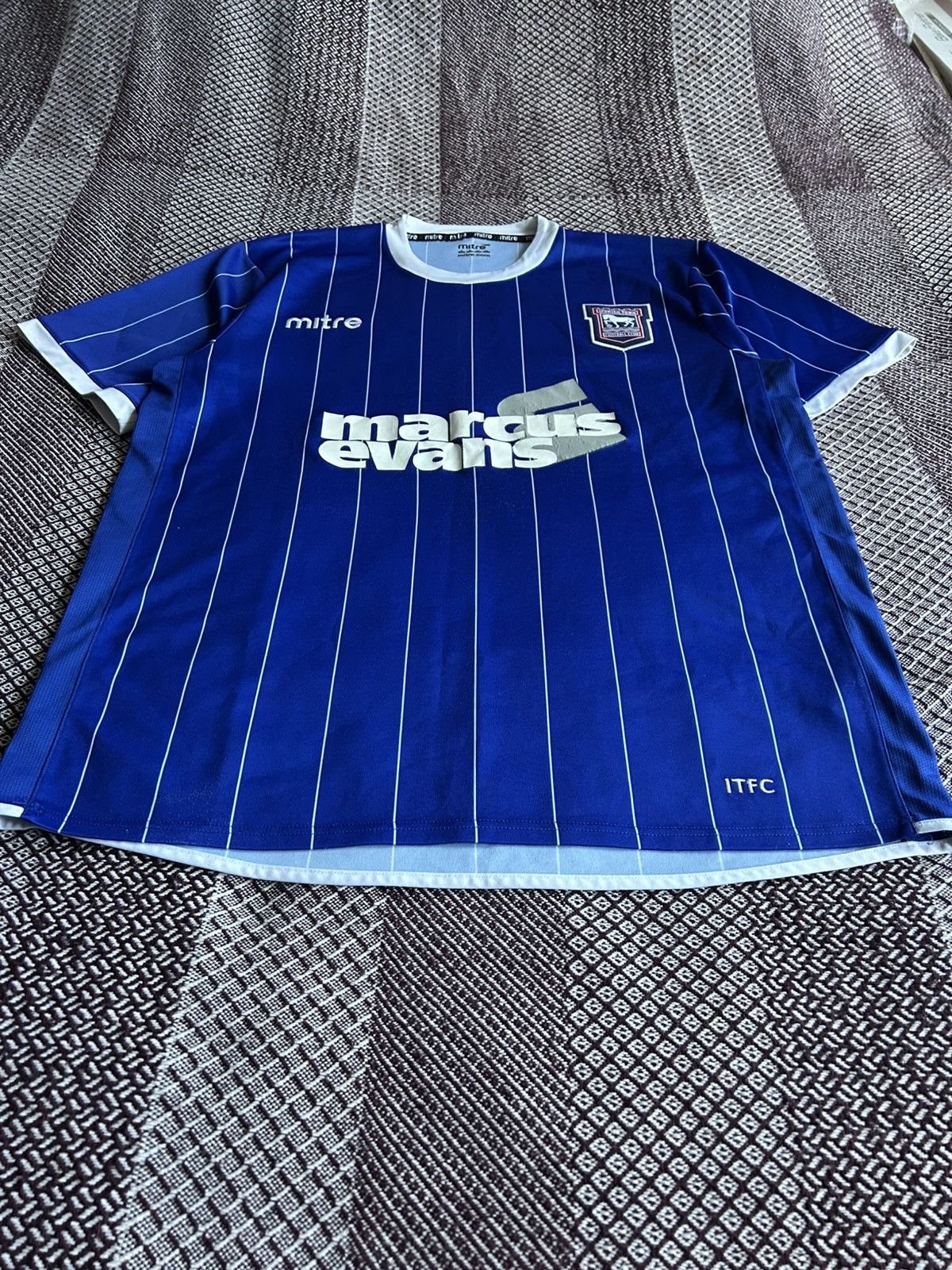 Vintage Ipswich Town 2007/08 Home Football Soccer Jersey Mitre SZ XL Size US XL / EU 56 / 4 - 3 Thumbnail