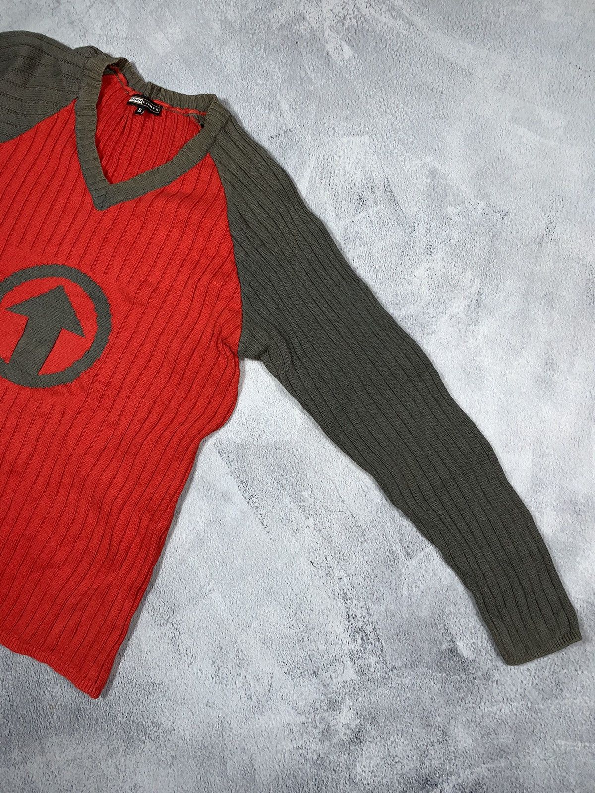 Vintage Vintage 90s Ribbed Japanese sweater streetwear size XL Size US XL / EU 56 / 4 - 5 Thumbnail