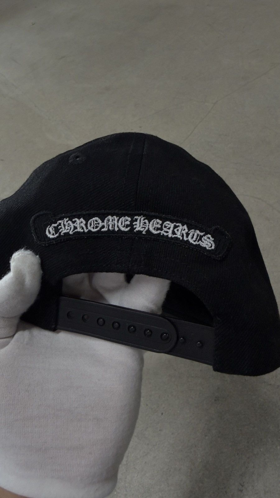 Chrome Hearts RARE!!Chrome Hearts Dagger Denim Baseball Hat Size ONE SIZE - 3 Thumbnail