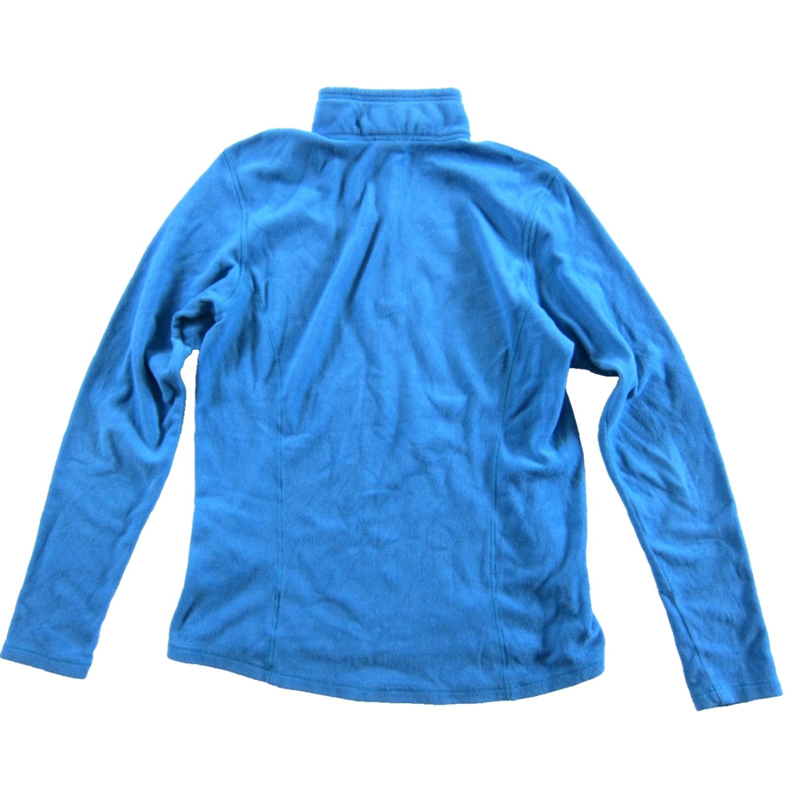 Vintage REI Blue CO-OP Fleece 1/4 Zip Long Sleeve Pullover Mock Neck Shirt Women M Size M / US 6-8 / IT 42-44 - 2 Thumbnail