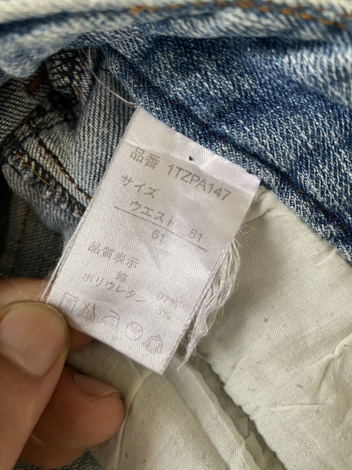 Japanese Brand vintage "Castanets Club" denim jeans Size 29" - 6 Thumbnail