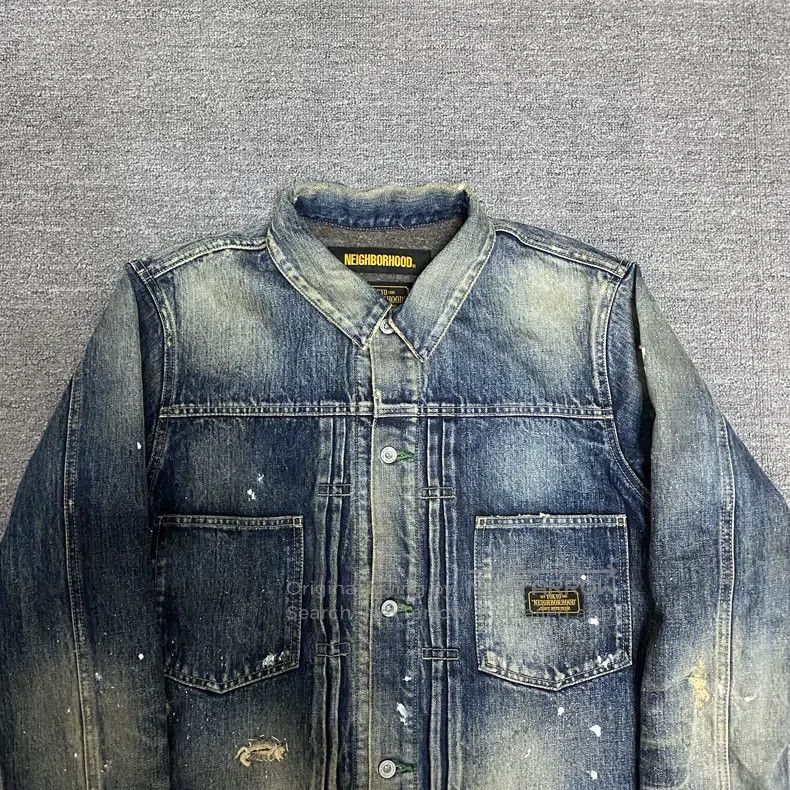 Neighborhood Neighborhood Autumn/Winter 19 Fleece Denim Jacket Size US XL / EU 56 / 4 - 3 Thumbnail