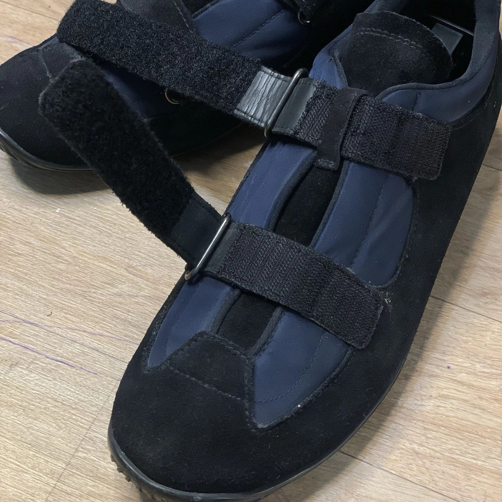 Prada Prada America’s Cup Luna Rossa Sneakers Black Blue Suede Size US 10.5 / EU 43-44 - 6 Thumbnail