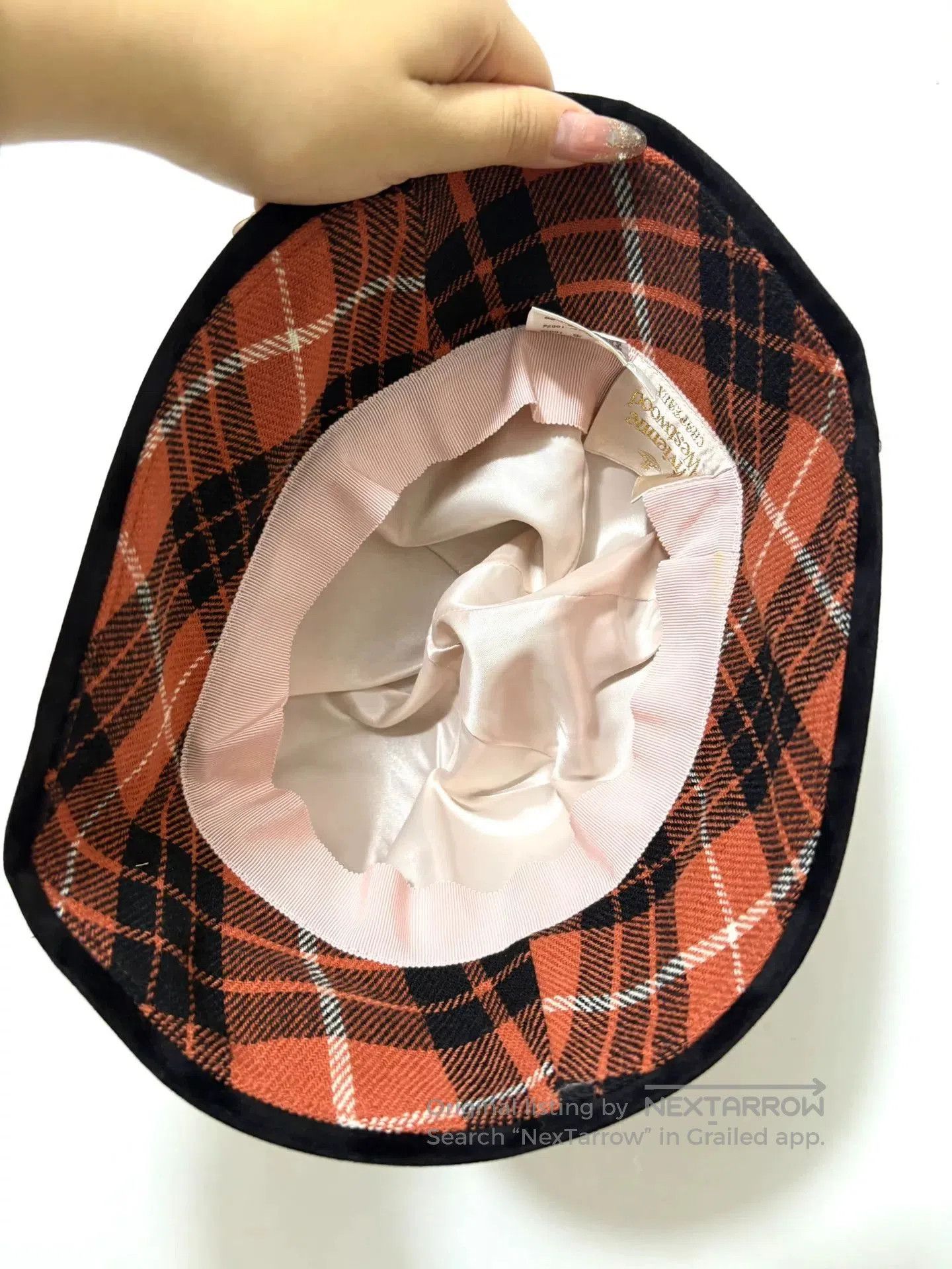 Vivienne Westwood vivienne westwood plaid orange fisherman's hat. Size ONE SIZE - 4 Thumbnail