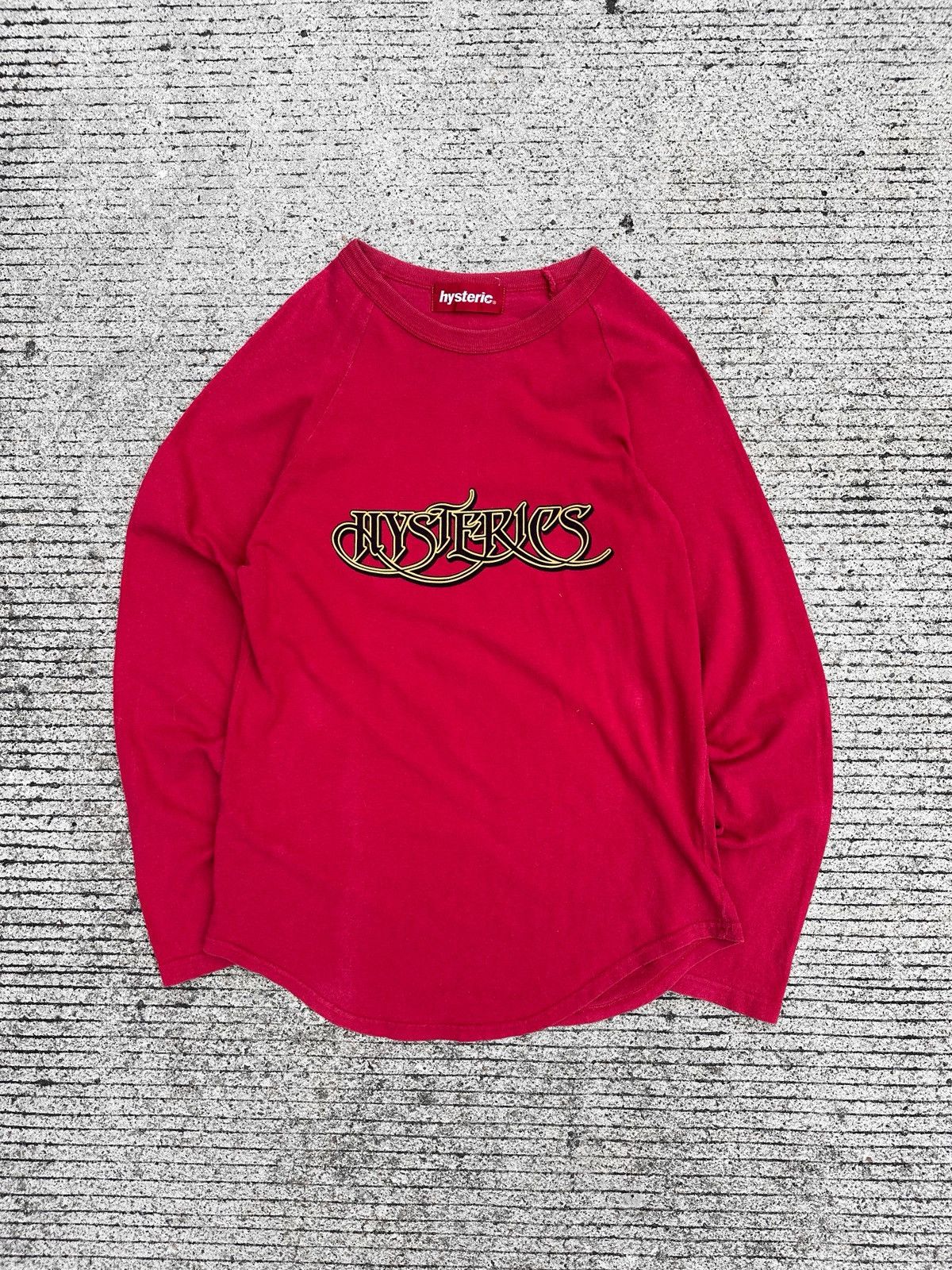 Hysteric Glamour Vtg Hysteric Glamour Spellout Hippie Long Sleeve Tee Size US M / EU 48-50 / 2 - 1 Thumbnail