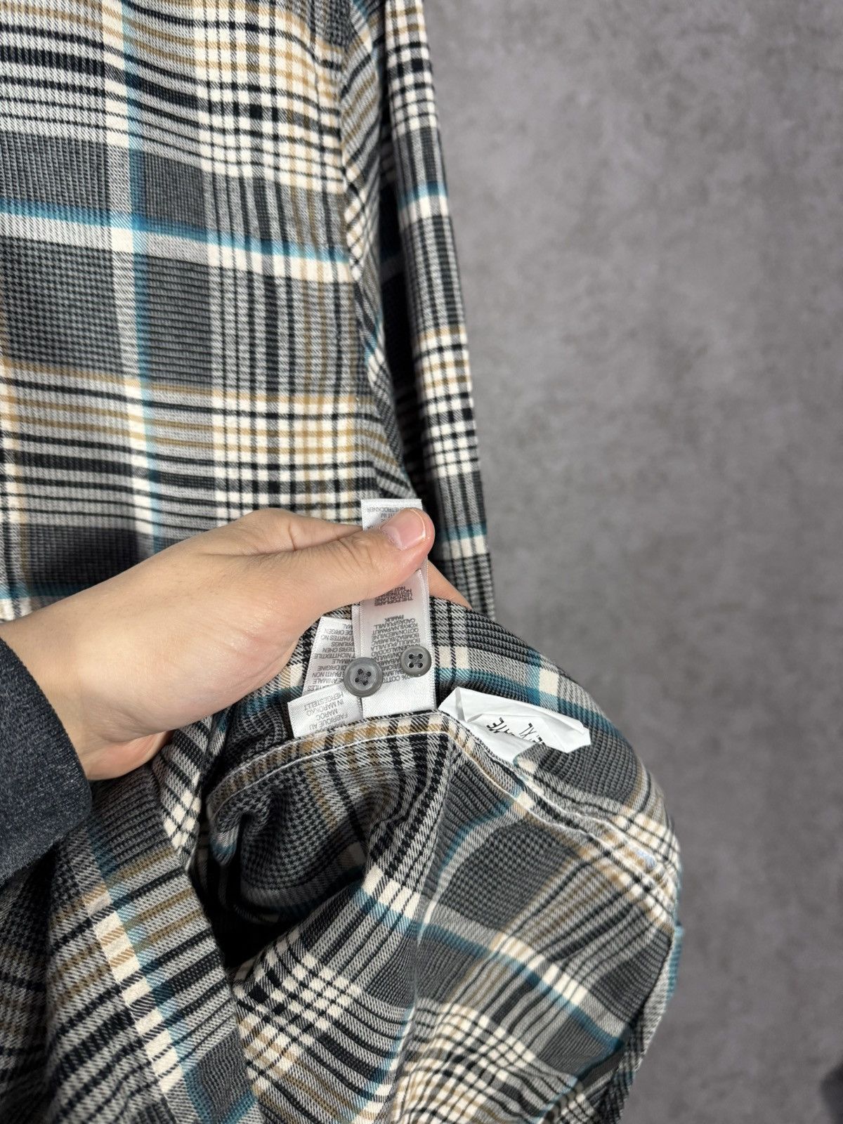 Paul Smith Paul Smith designer flannel shirt Size US XL / EU 56 / 4 - 4 Thumbnail