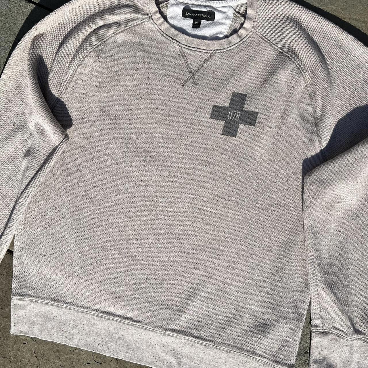 Banana Republic Ecru Waffle Knit Thermal Size US XL / EU 56 / 4 - 2 Thumbnail