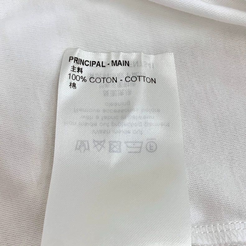 Louis Vuitton Louis Vuitton White Chain Badge Printed Cotton Crew Neck S Size L / US 10 / IT 46 - 8 Thumbnail