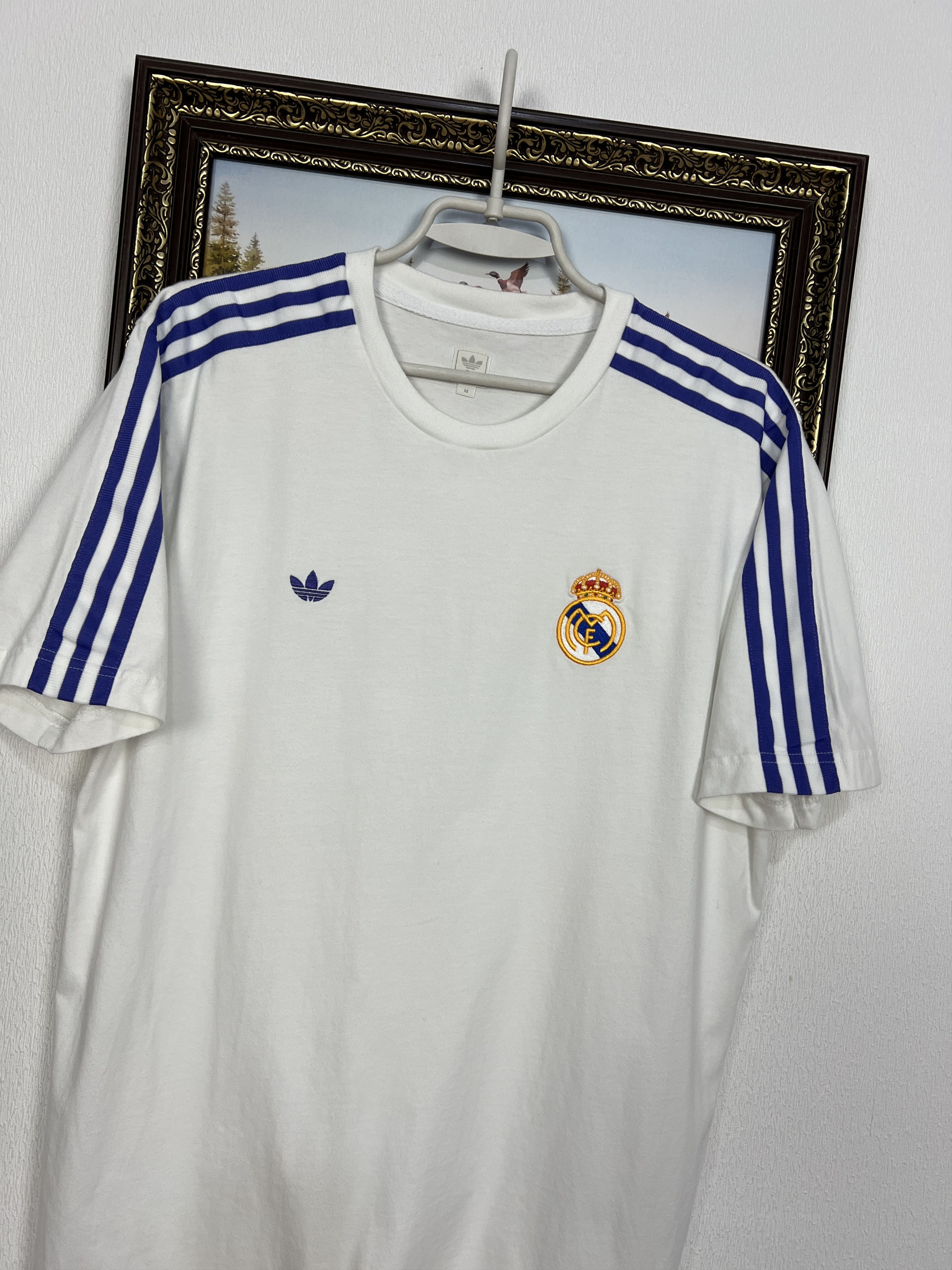 Adidas Vintage Originals Real Madrid Football Shirt Soccer Jersey Size US M / EU 48-50 / 2 - 2 Thumbnail