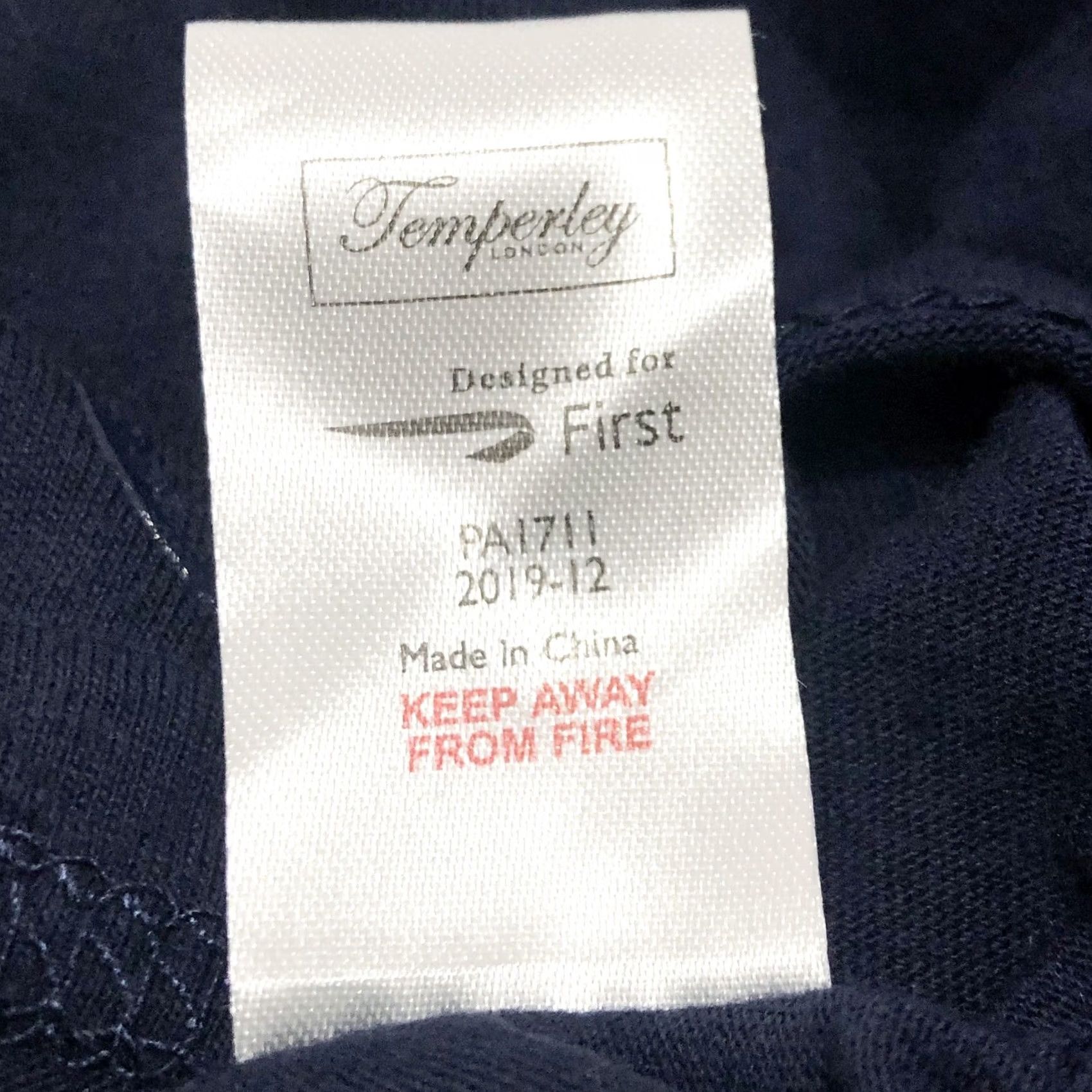 Vintage VINTAGE Temperley London Top Navy Satin Trim Women’s Small Satin Trim Top Blue - 1st London 100% Cotton Long Sleeve Pullover Casual Womens Size S / US 4 / IT 40 - 8 Thumbnail