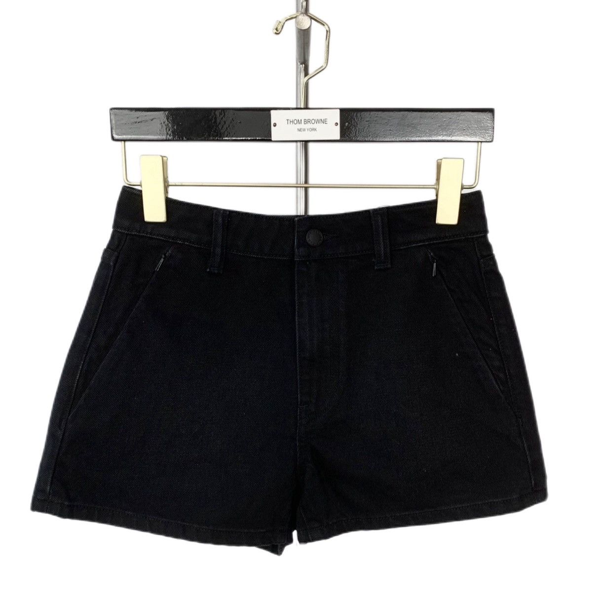 Alexander Wang Alexander Wang Black Cotton Casual Shorts K26WX Size 26" / US 2 / IT 38 - 1 Thumbnail
