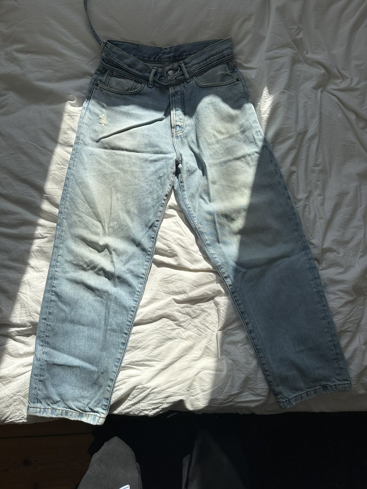 Acne Studios Acne Studios 1991 Toj Light Blue Vintage Size US 27 - 4 Thumbnail