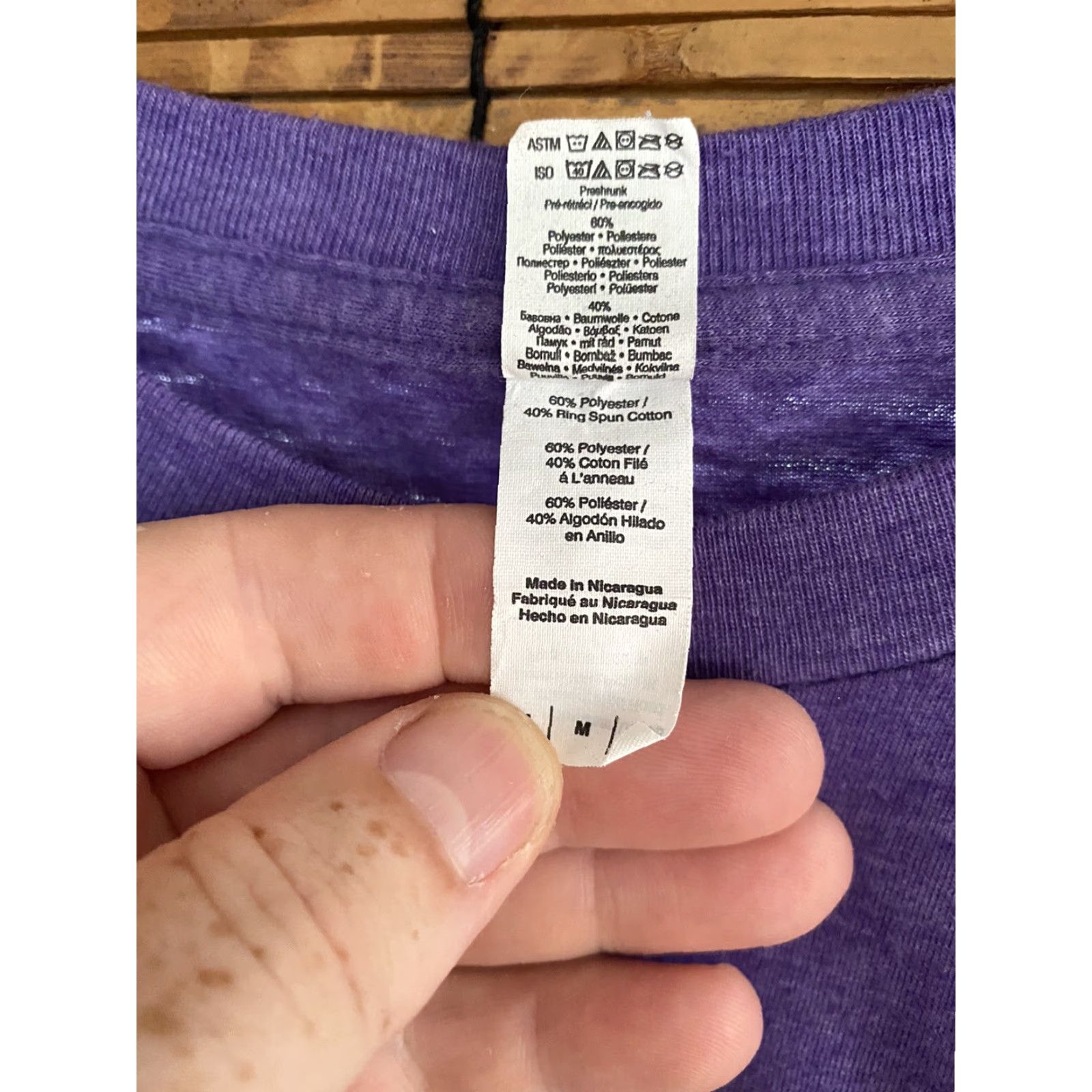 Anvil VINTAGE 2014 Womens Medium Daffodil Purple 5k Running Shirt Nantucket ACK M Nike? Size M / US 6-8 / IT 42-44 - 4 Thumbnail