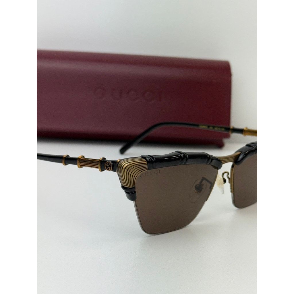 NEW Gucci GG0660S Bamboo Black Cat Eye Sunglasses - barnbuds.com display picture 1