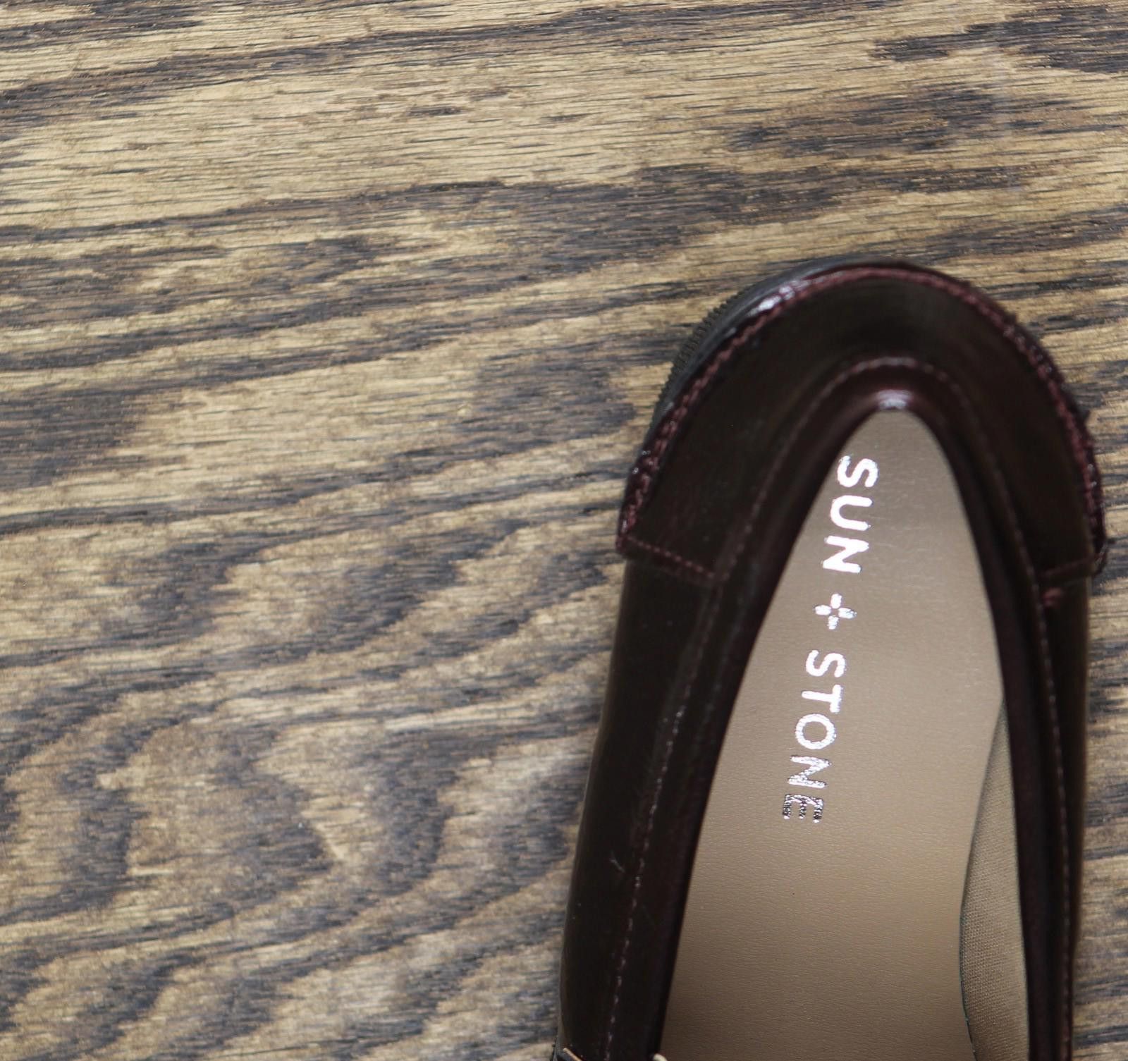 Other Sun + Stone Pumps 10019660600 Wine Patent Red Black 6.5m Size US 6.5 / IT 36.5 - 6 Thumbnail