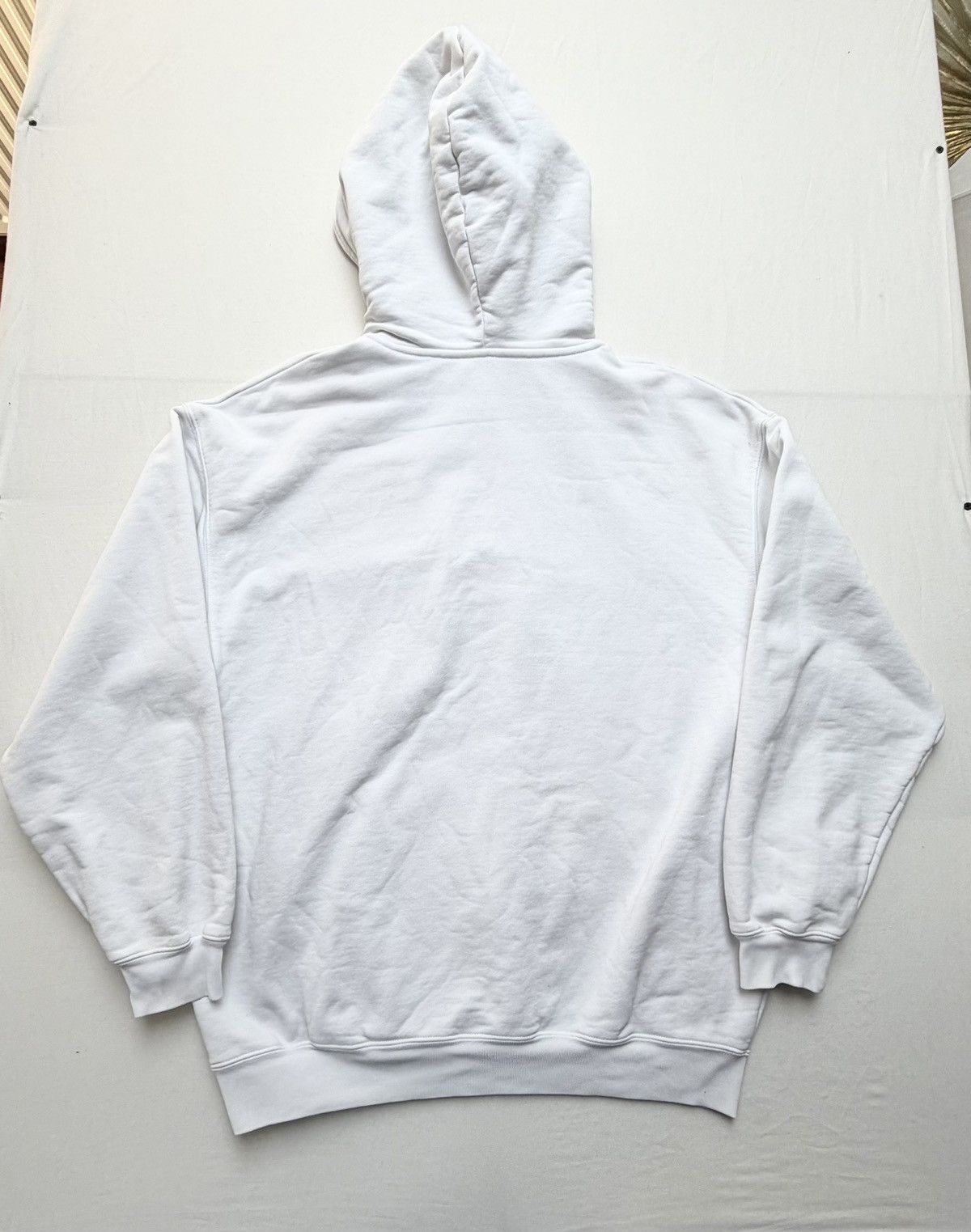 Balenciaga Balenciaga White Logo Hoodie S oversize Size US S / EU 44-46 / 1 - 8 Thumbnail