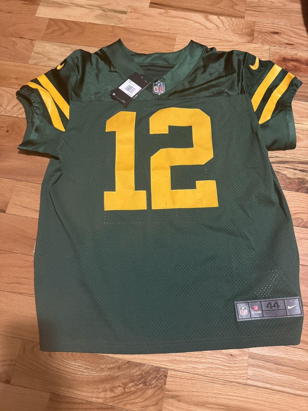 NFL Size 44 Aaron Rodgers GreenBay Packers NikeVaporElite Jersey Size US L / EU 52-54 / 3 - 3 Thumbnail