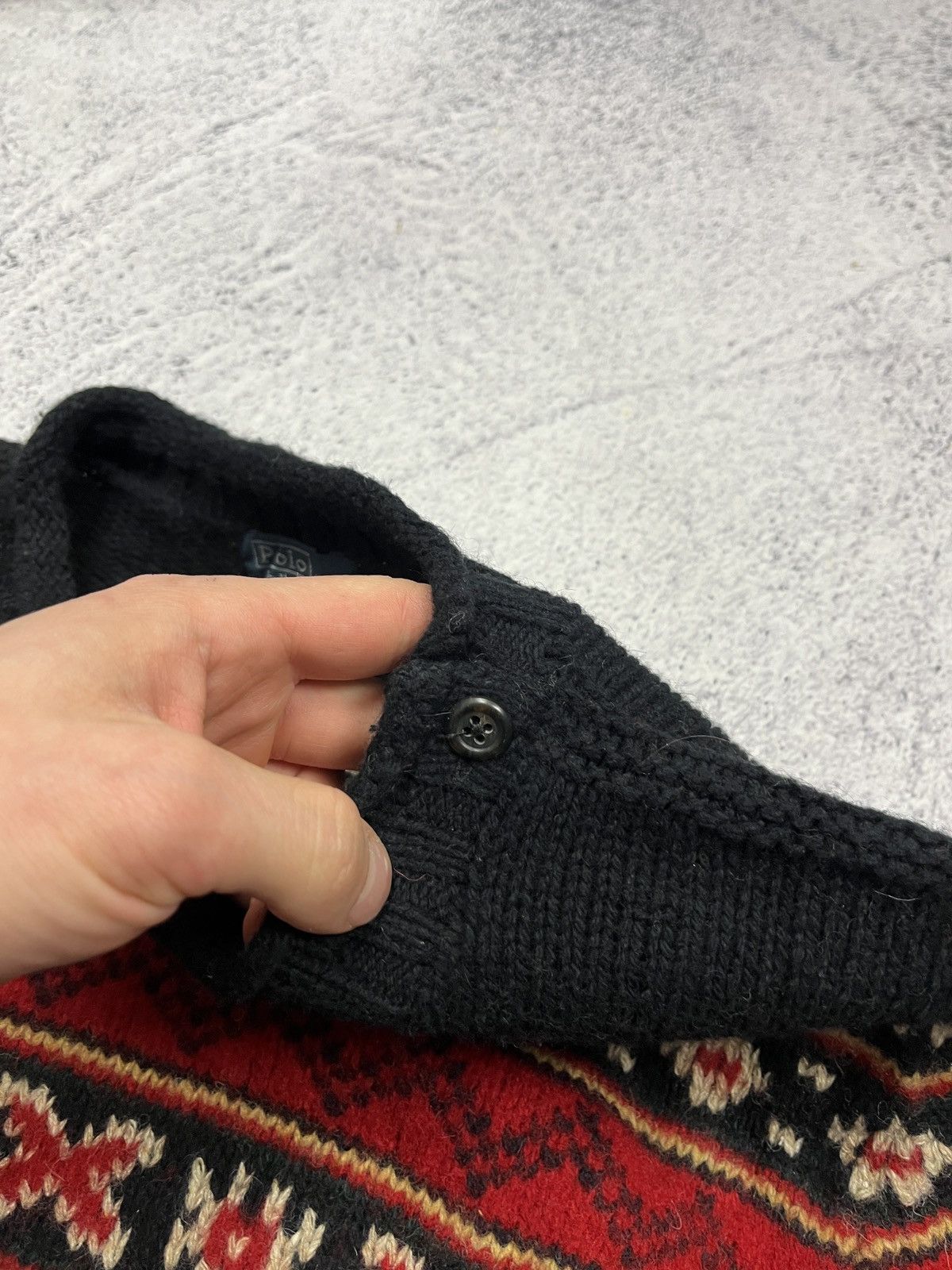 Polo Ralph Lauren Polo Ralph Lauren Fair Isle Nordic Cotton Wool Knit Sweater Size US XS / EU 42 / 0 - 9 Thumbnail