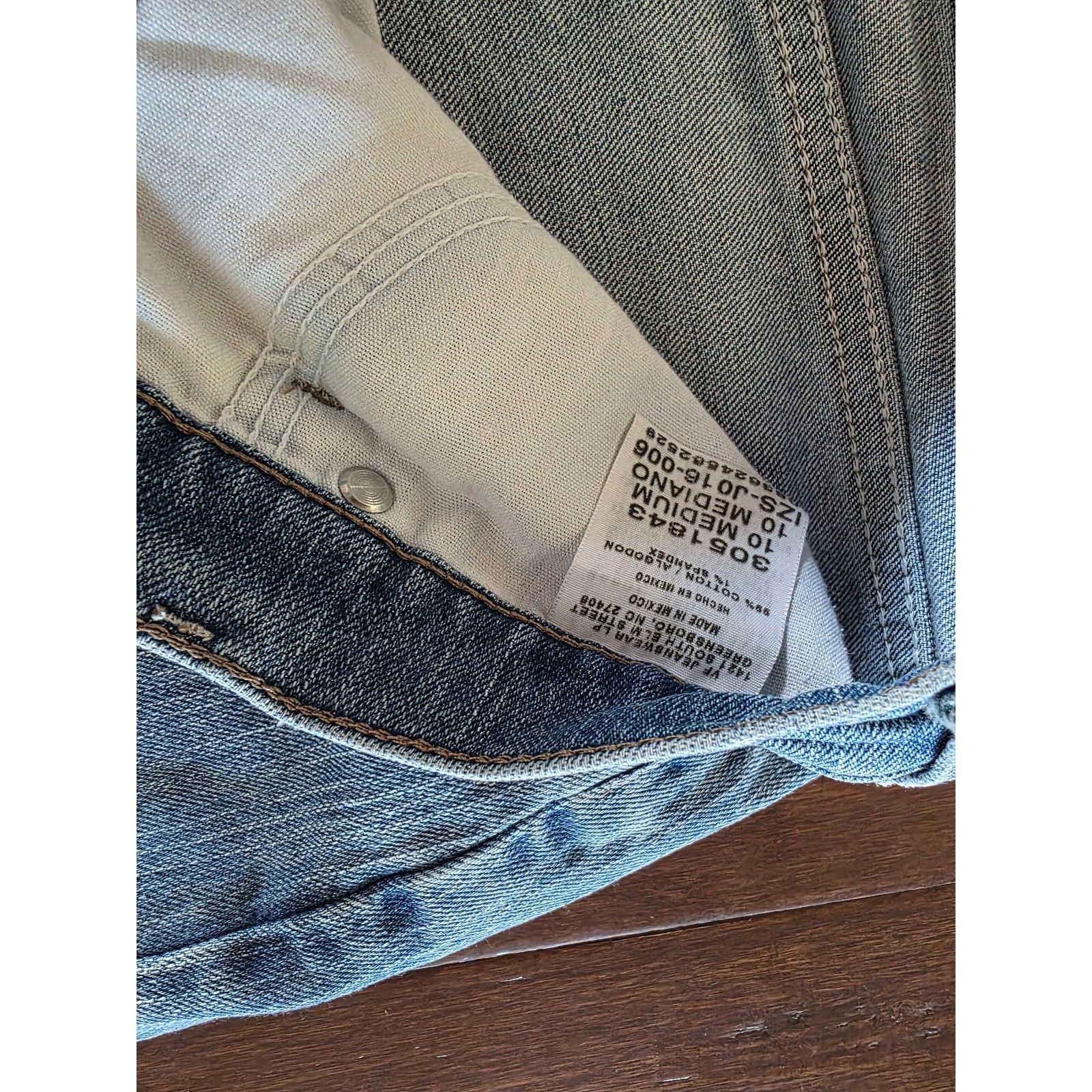 Lee Lee Original Blue Relaxed Straight Leg Jeans Size 10 Medium Size 32" / US 10 / IT 46 - 3 Thumbnail