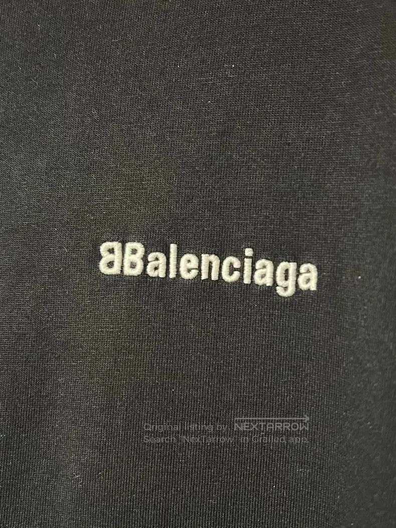 Balenciaga Balenciaga Embroidered Logo Short Sleeve. Size US L / EU 52-54 / 3 - 3 Thumbnail