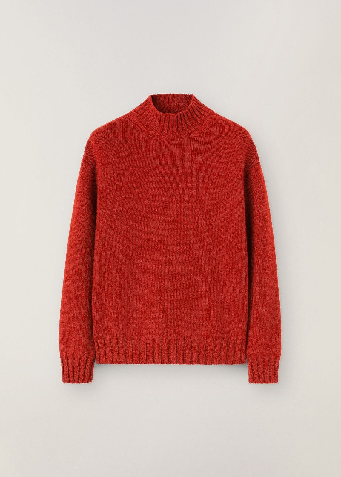 image of Loro Piana O1Loc1C0124 Funnel-Neck Sweater In Red, Men's (Size Medium)