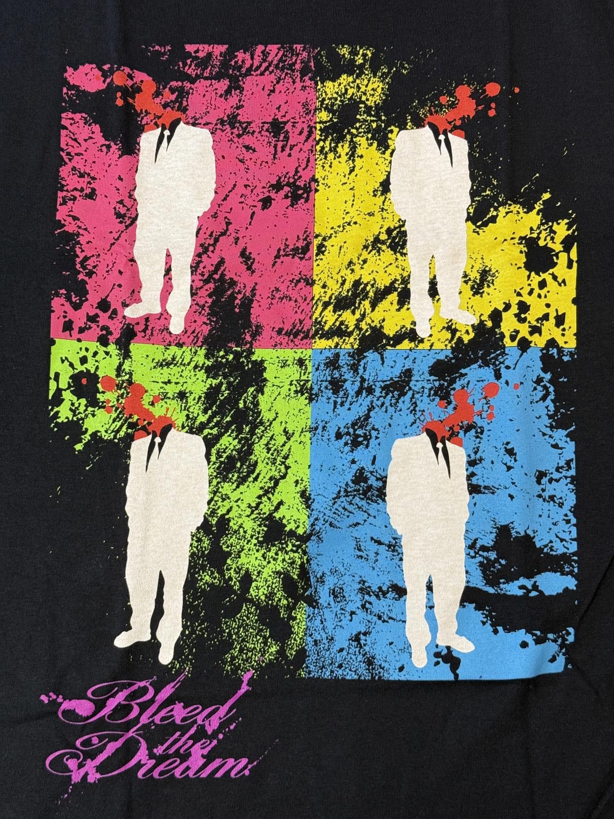 Fruit Of The Loom VTG Bleed the Dream Band T-shirt Headshot Four Panel - M Size US XL / EU 56 / 4 - 3 Thumbnail