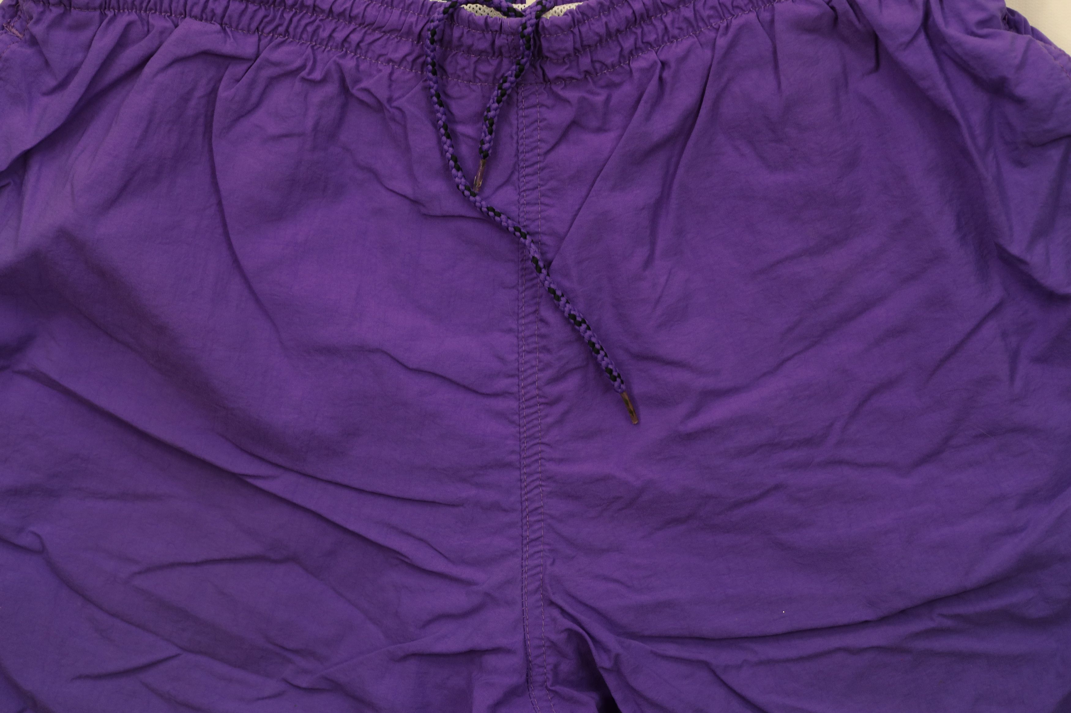 Vintage Vintage 90s Streetwear Running Jogging Soccer Shorts Purple Size US 36 / EU 52 - 3 Thumbnail