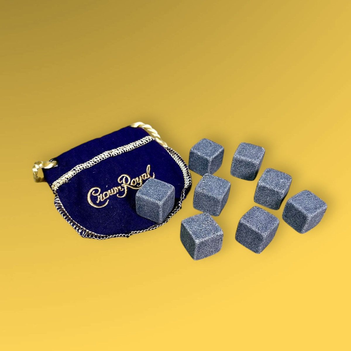 Other Crown Royal Whiskey Freezing Stones QTY 8 Purple Storing Bag Size ONE SIZE - 2 Thumbnail
