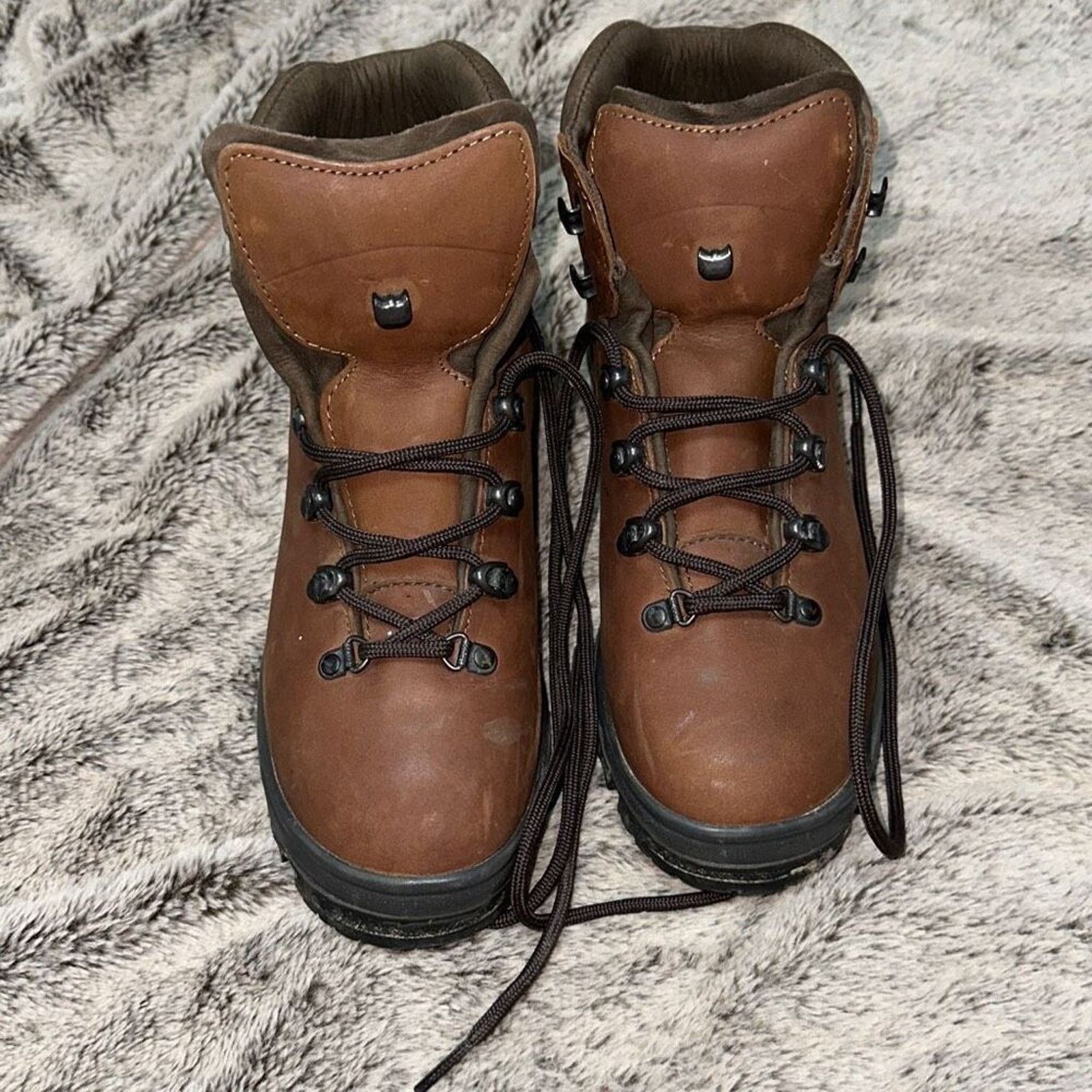 Scapa Sports Scarpa Brown Leather Vibram Sole Hiking Boots | Sz 38.5 Size US 8.5 / IT 38.5 - 3 Thumbnail