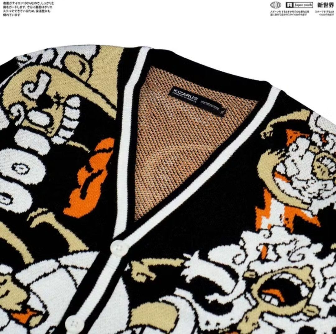 Anime × Japanese Brand One piece joy boy knitwear sweater Size US M / EU 48-50 / 2 - 2 Thumbnail